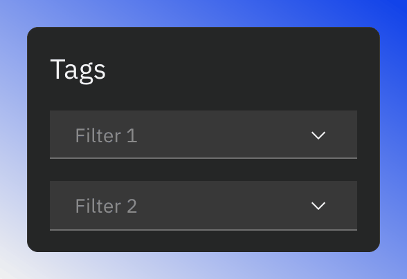 Crypto Screener tag filter